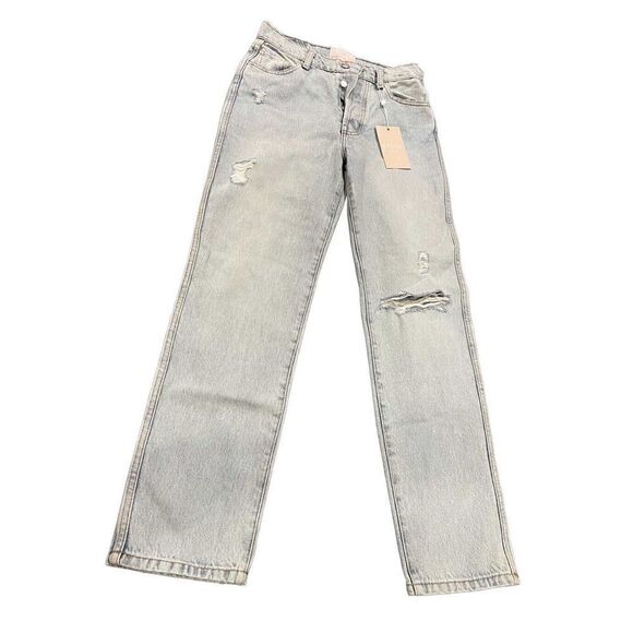 REVICE Denim High Waisted Button Fly Jean 28 Made in USA - Picture 3 of 15